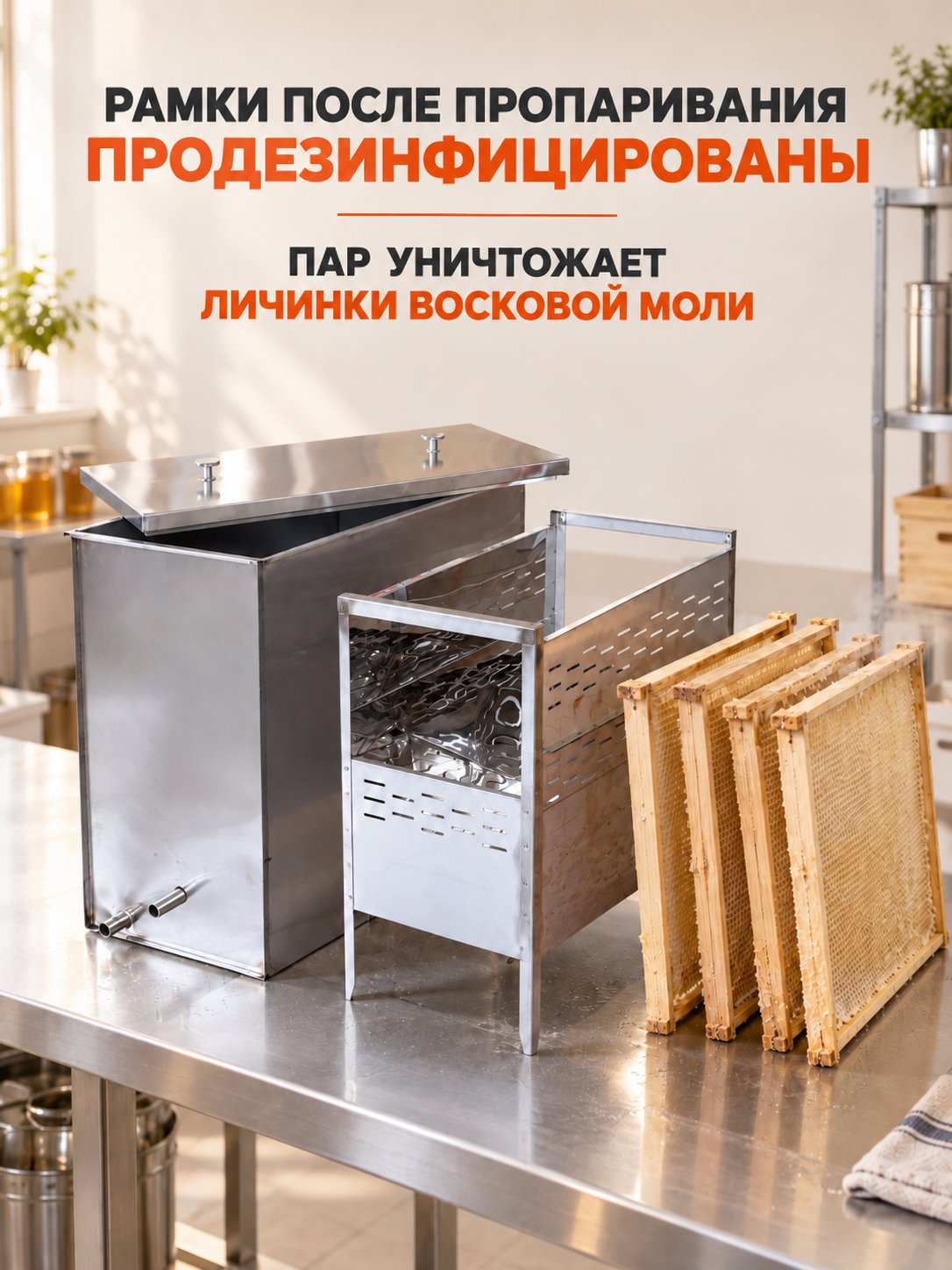 Воскотопка на 6 рамок Воскотопка на 6 рамок