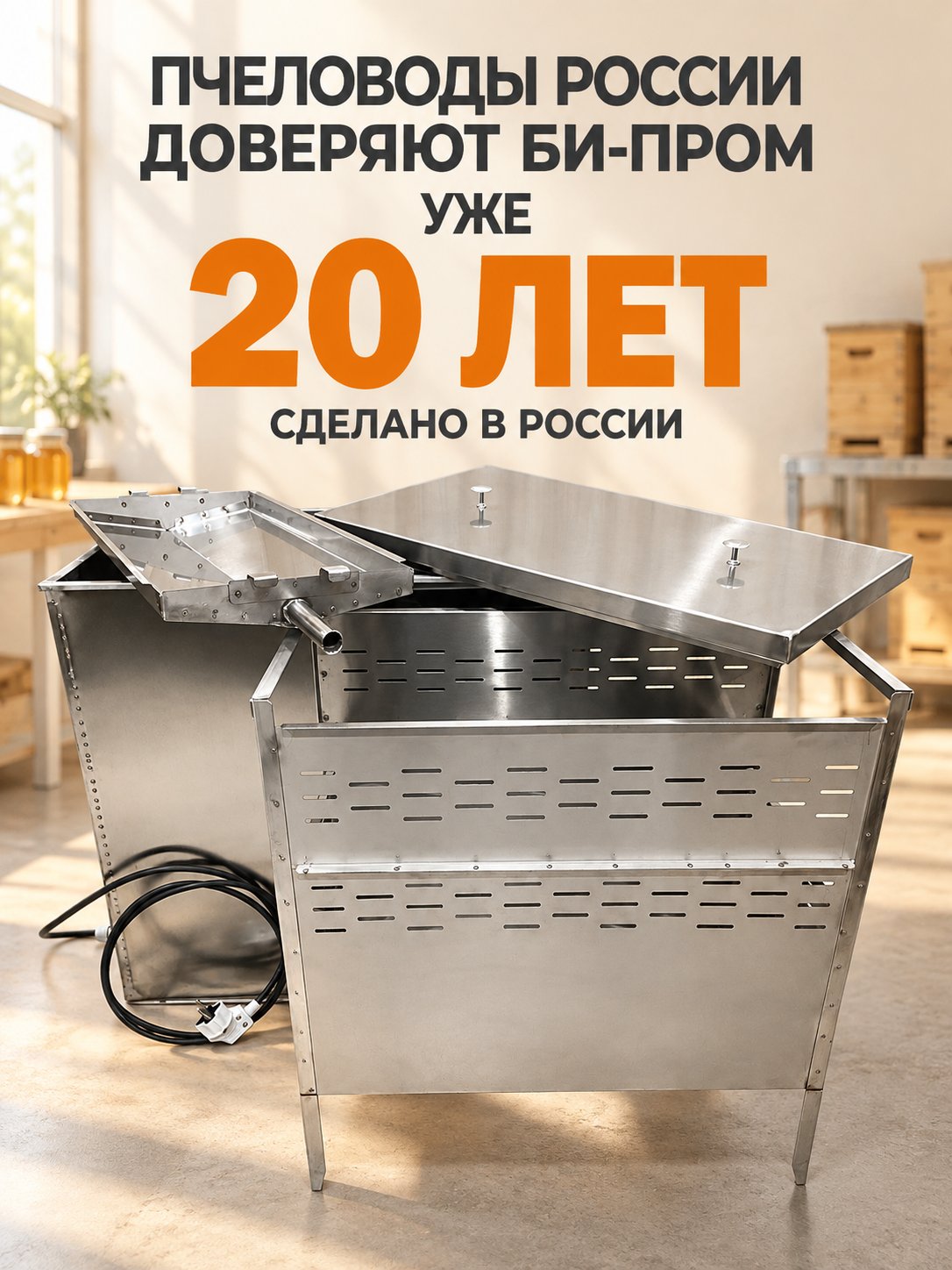Воскотопка на 6 рамок ЭЛЕКТРИЧЕСКАЯ Воскотопка на 6 рамок ЭЛЕКТРИЧЕСКАЯ